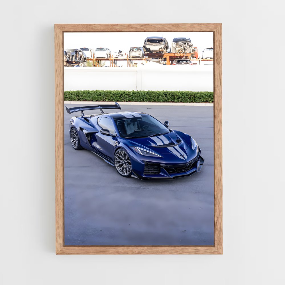 Poster Corvette Incarnée – affiche Chevrolet (vue 4)